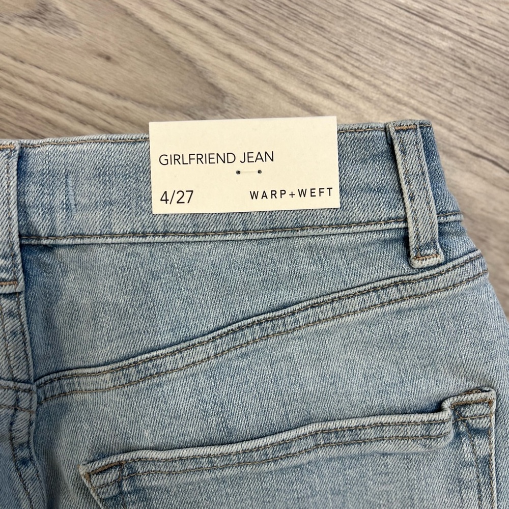 Warp + Weft Girlfriend Jeans size 4/27 - Picture 3 of 8